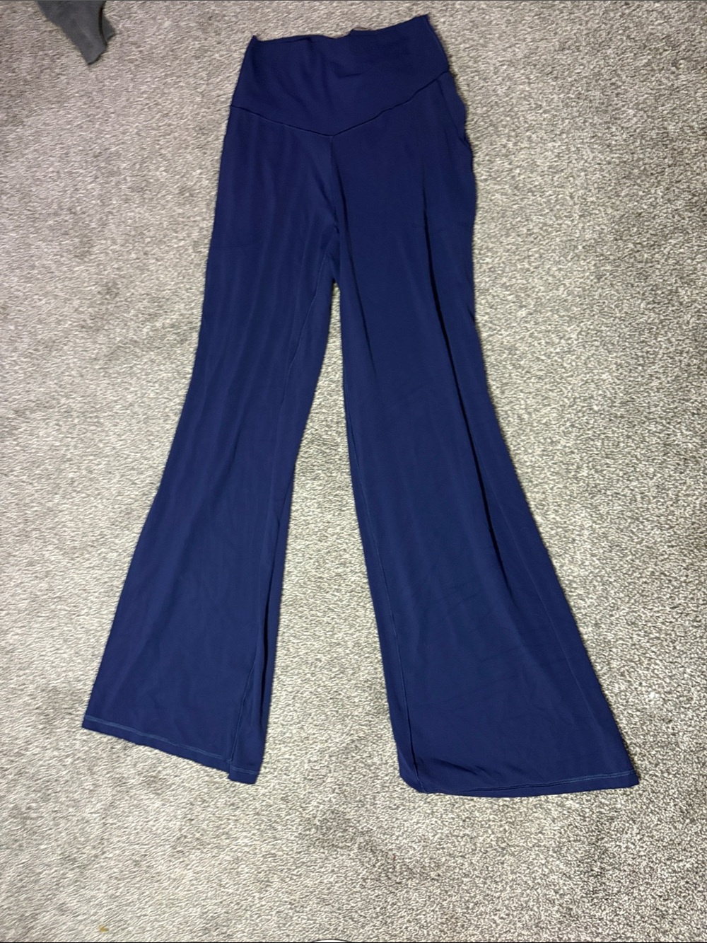aerie Deep Blue Flared Bootcut Ponte Pants